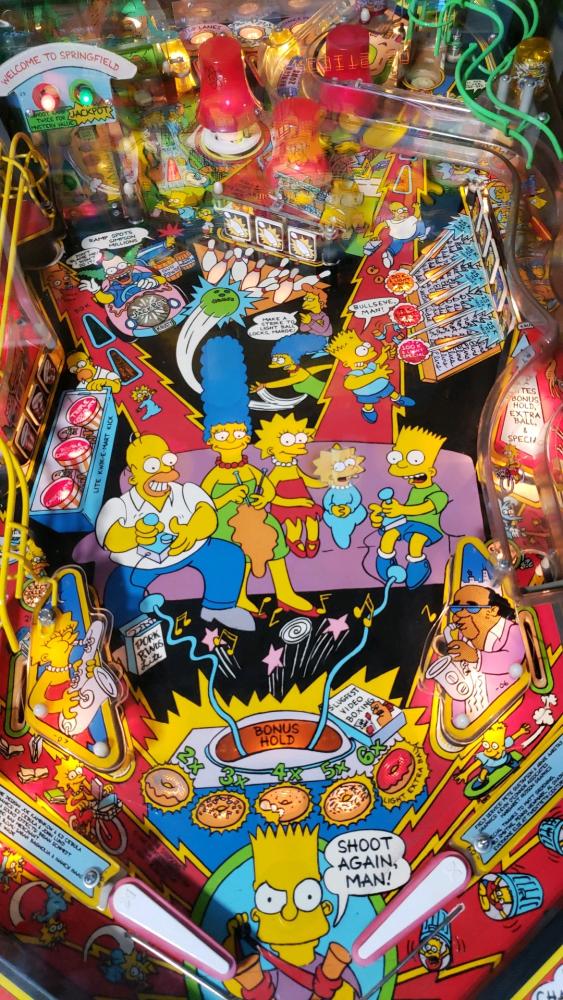 simpsons pinball machine date east