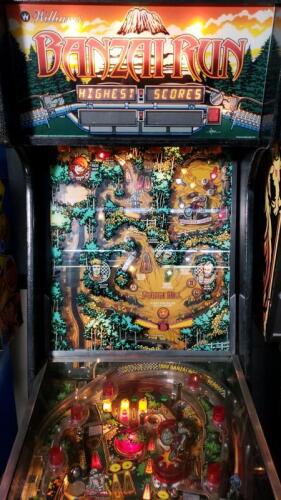 Banzai Run Pinball Machine Williams SS