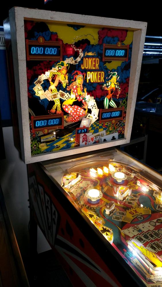 joker poker pinball machine for sale