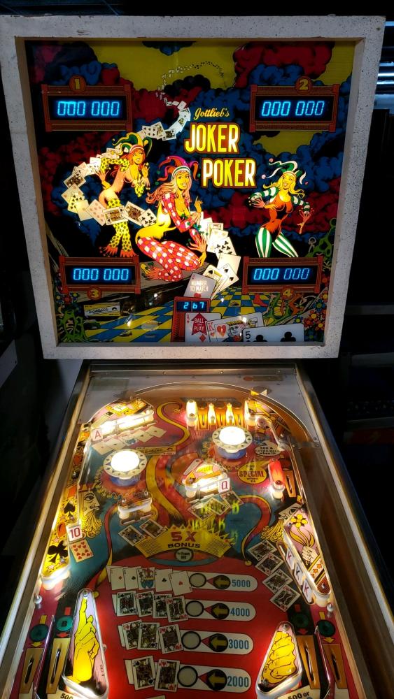 joker poker pinball machine for sale
