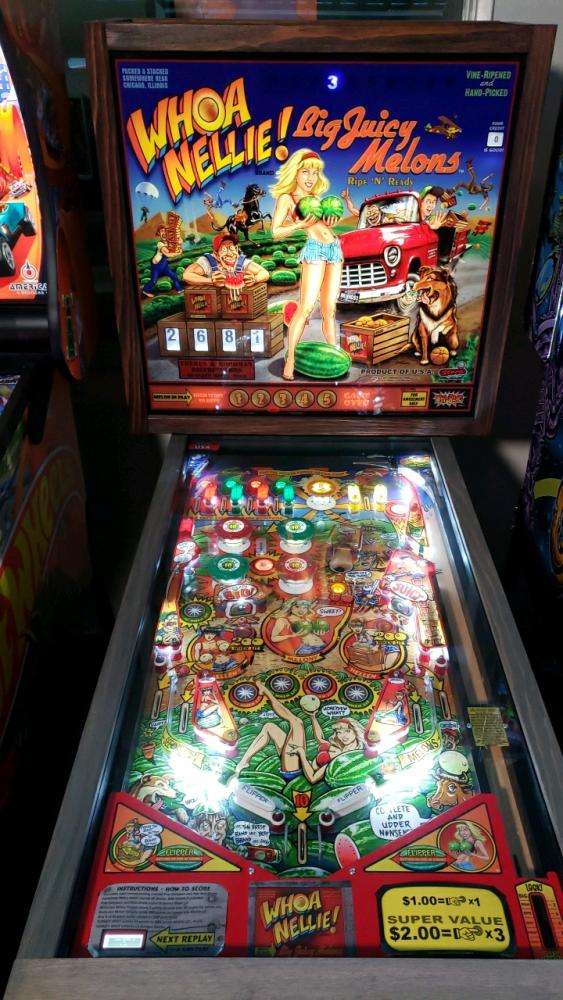 Whoa Nellie Big Juicy Melons Pinball Machine Stern Ss 3 