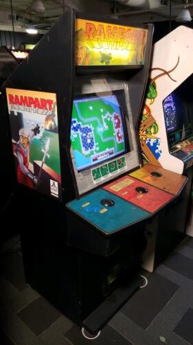Rampart Classic Atari Dedicated 3 Player Arcade Game