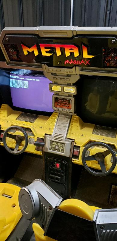 Metal Maniax Prototype Atari Motion Arcade Game