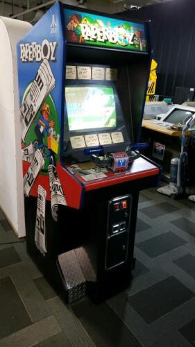 Paper Boy Special Edition Original Only 1 Signed By Team Arcade Game