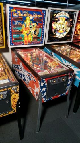 The Six Million Dollar Man Pinball Machine Bally SS