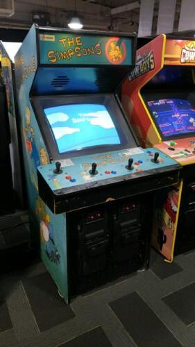 The Simpsons 4 player Arcade Game