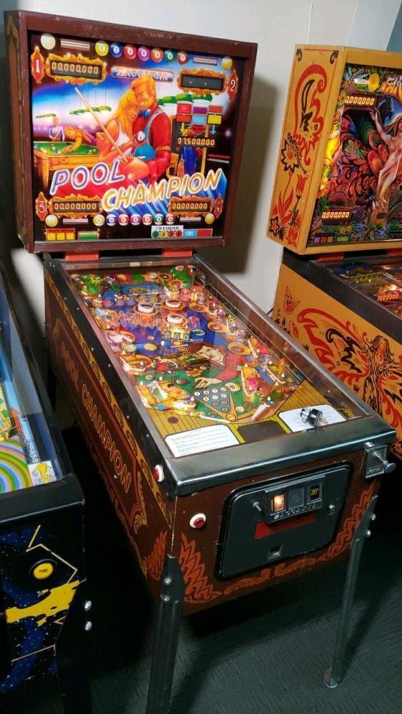 Pool Champion Pinball Machine Zaccariah