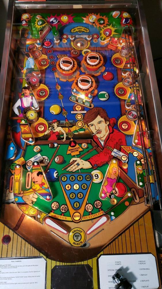 Pool Champion Pinball Machine Zaccariah