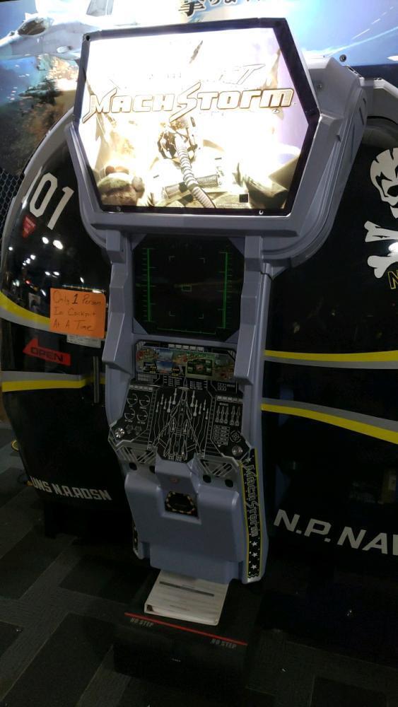 Mach Storm Jet Fighter Battle Pod Arcade Game Namco
