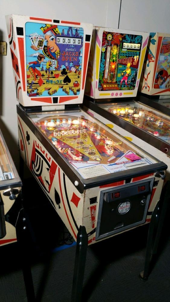 Jacks Open Pinball Machine Gottlieb EM