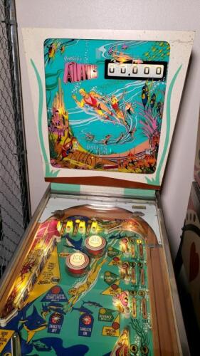 Atlantis Pinball Machine Gottlieb EM