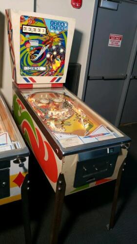 Dimension Pinball Machine Gottlieb EM