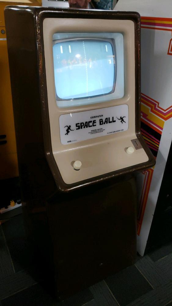 First Computer Game Ball Computer Space Ball Arcade Game