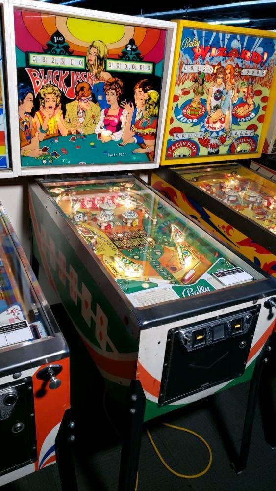 Black Jack Pinball Machine Bally EM Black Jack Pinball Machine Bally EM