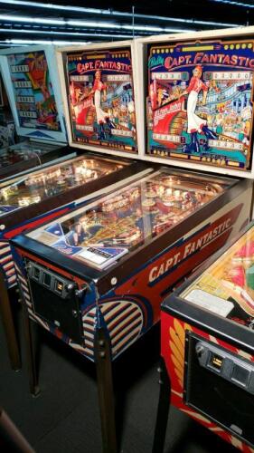 Capt. Fantastic Pinball Machine Alt Backglass Bally EM