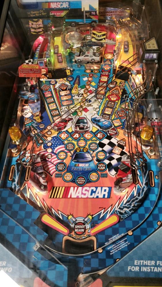 NASCAR Pinball Machine by Stern