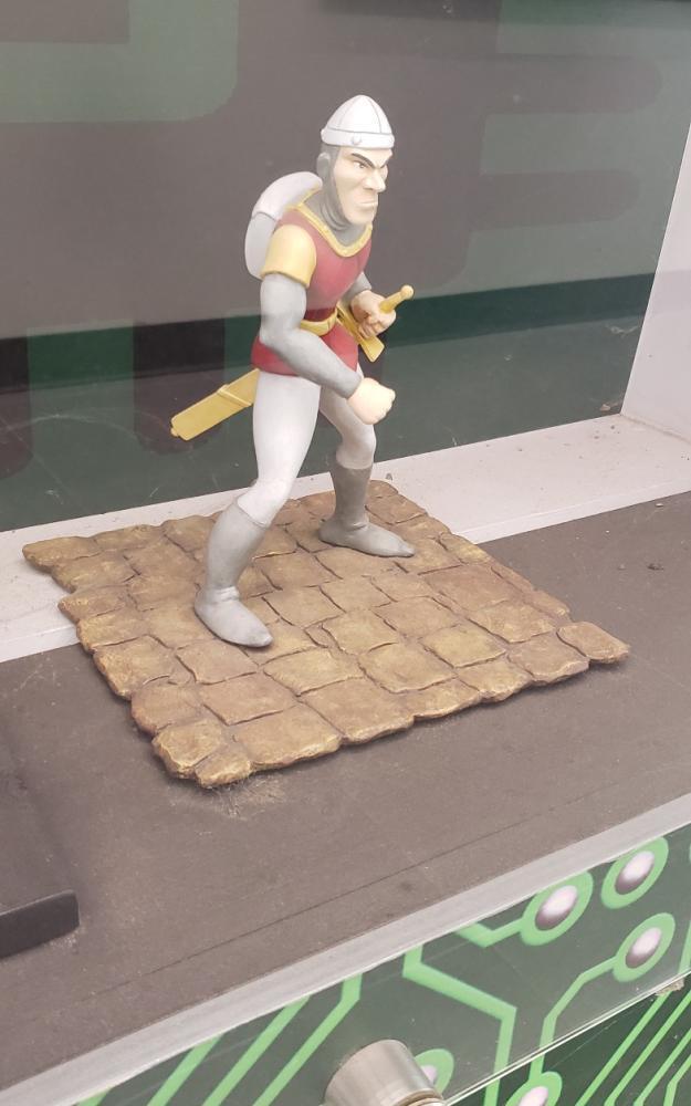 Dirk The Daring Dragons Lair Hero 12 Statue in Lobby