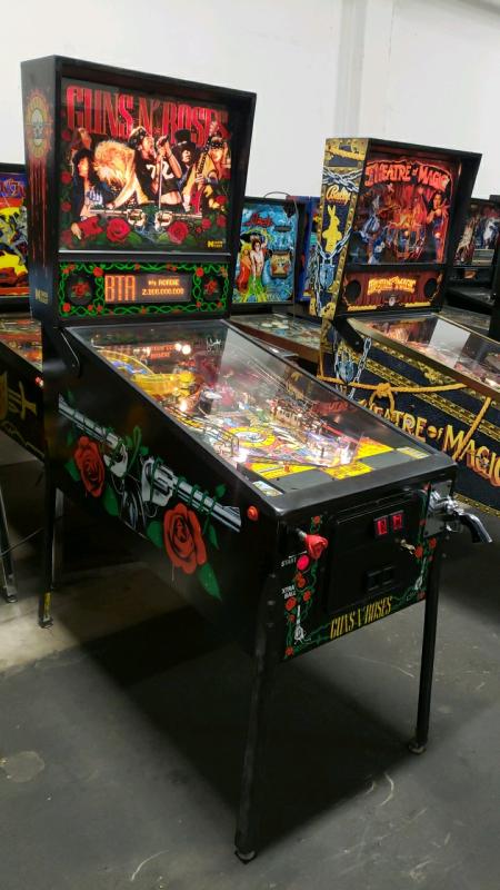 Guns & Roses Pinball Machine Data East 1994