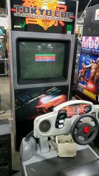 Tokyo Cop Deluxe Motion Sitdown Driver Arcade Game