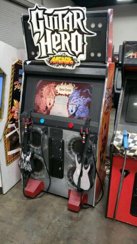 GUITAR HERO UPRIGHT RAW THRILLS MUSIC ARCADE GAME