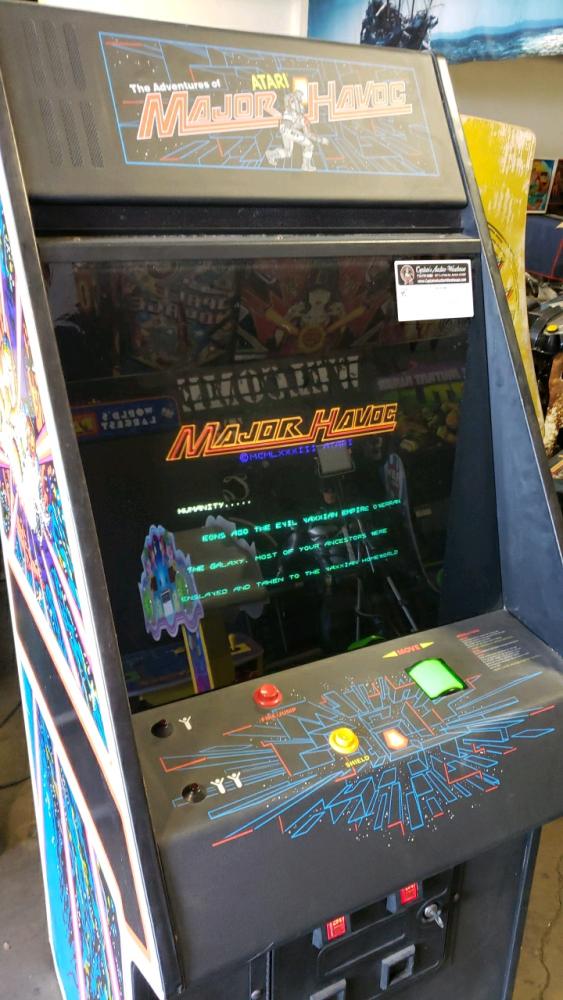 major havoc arcade cabinet