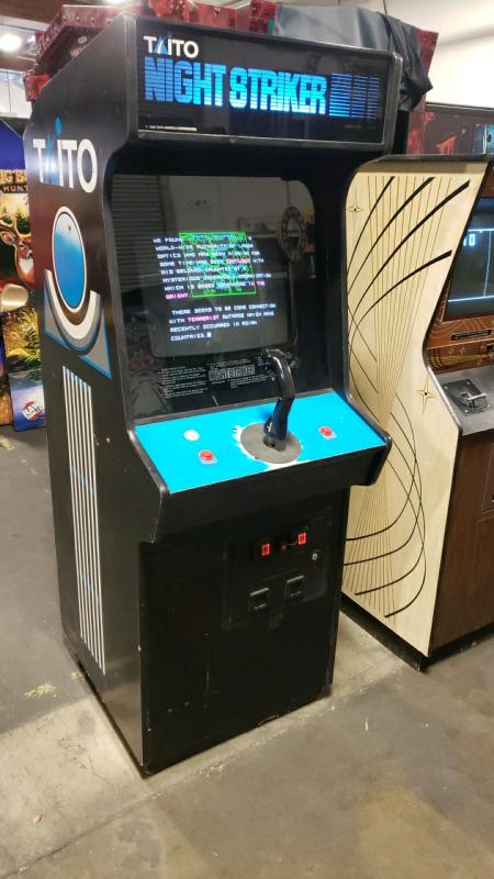 NIGHT STRIKER DEDICATED UPRIGHT ARCADE GAME TAITO