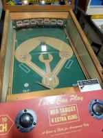 BALLY HEAVY HITTER PITCH & BAT ANTIQUE PINBALL - 2