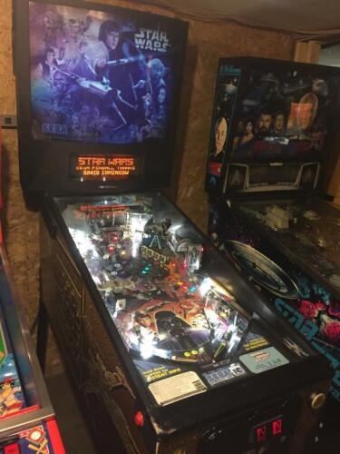 STAR WARS TRILOGY PINBALL MACHINE SEGA STERN