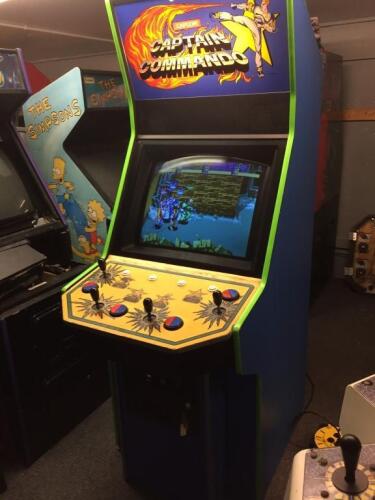 CAPTAIN COMMANDO DEDICATED BIG BLUE CAPCOM ARCADE