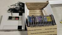 1 LOT- NINTENDO NES SYSTEM WITH 16 CARTRIDGES MISC