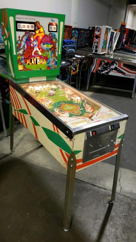 PLAY BALL WEDGE HEAD CLASSIC PINBALL MACHINE GOTTLIEB 1971