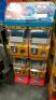 TOMY GACHA DUAL COLUMN 4 BIN CAPSULE RACK #1