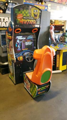 NICKTOONS NITRO SITDOWN RACING ARCADE GAME