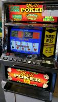 ANTIQUE IGT MULTI POKER VIDEO SLOT MACHINE ANTIQUE W/ STAND - 5