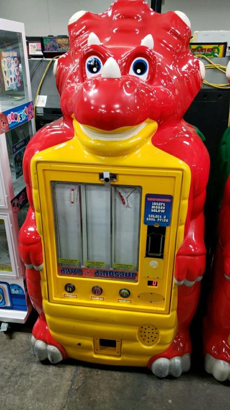 DAVE THE DINOSAUR CAPSULE VENDING KIOSK AL