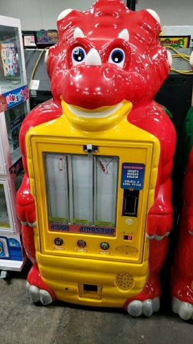 DAVE THE DINOSAUR CAPSULE VENDING KIOSK AL