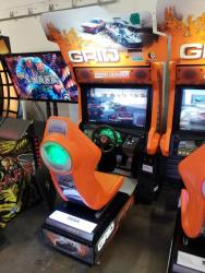 GRID 32" LCD SITDOWN RACING ARCADE GAME SEGA #2