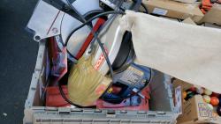 1 BOX LOT- ELECTRICAL TOOLS / SAW MISC