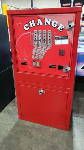 AC6000 DOLLAR BILL COIN CHANGER MACHINE RED AH