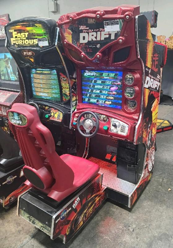 DRIFT FAST & FURIOUS RACING ARCADE GAME RAW THRILLS