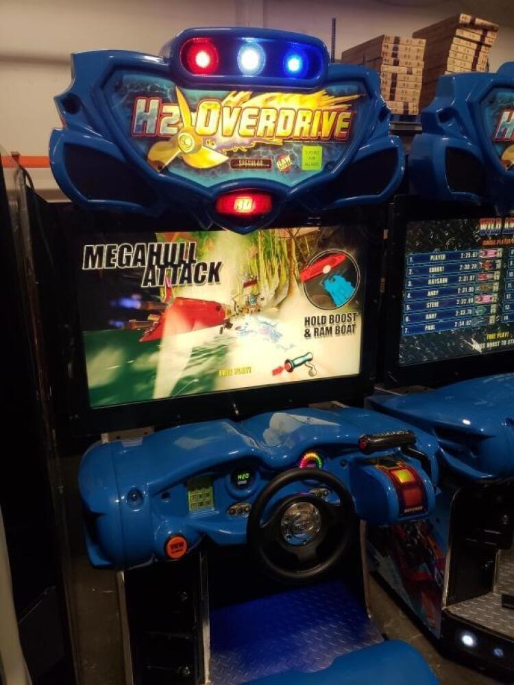 H2 OVERDRIVE DX BOAT RACING ARCADE GAME