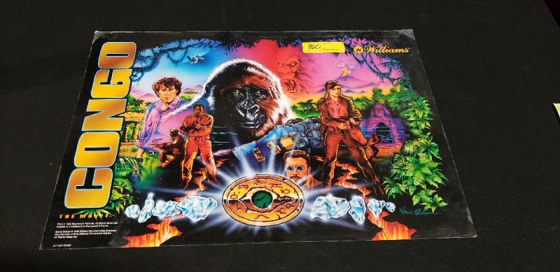 CONGO WILLIAMS PINBALL TRANSLITE