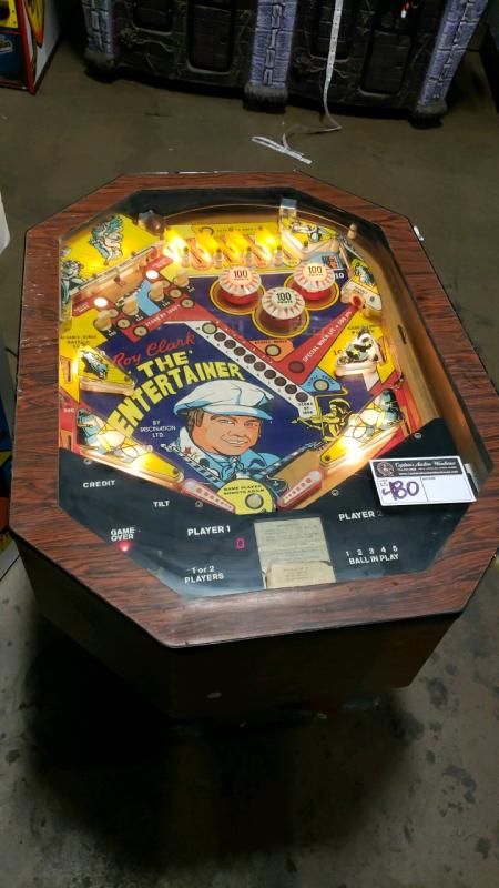 Roy Clark The Entertainer Cocktail Table Pinball Machine 1977