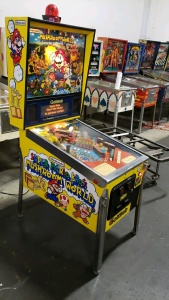 SUPER MARIO'S MUSHROOM WORLD MINI PINBALL MACHINE GOTTLIEB