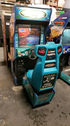 HYDRO THUNDER BOAT RACING SITDOWN DRIVER ARCADE GAME MIDWAY