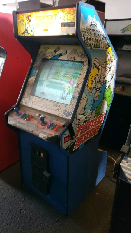 FIGHTER'S HISTORY DEDICATED UPRIGHT ARCADE GAME