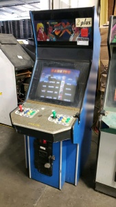 STREETFIGHTER EX 2 PLUS UPRIGHT ARCADE GAME CAPCOM BIG BLUE CAB