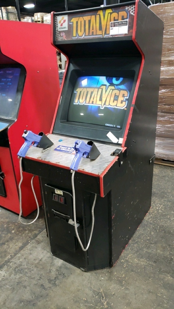 TOTAL VICE KONAMI 25 SHOOTER ARCADE GAME