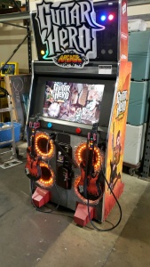 GUITAR HERO MUSIC ARCADE GAME RAW THRILLS