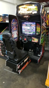 FAST & FURIOUS SITDOWN RACING ARCADE GAME RAW THRILLS